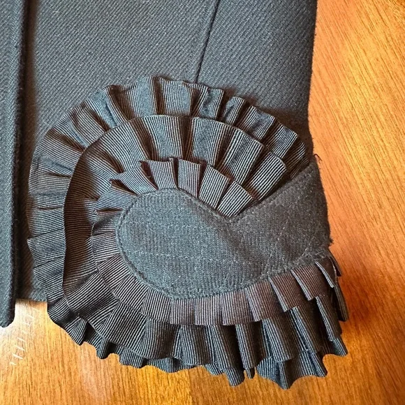 Just Cavalli Black Jacket & Pants Set Intricate Appliqué Spanish Style - Picture 8 of 16